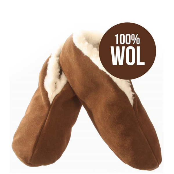 Bernardino Spaanse slof – Mocca – 100% wol